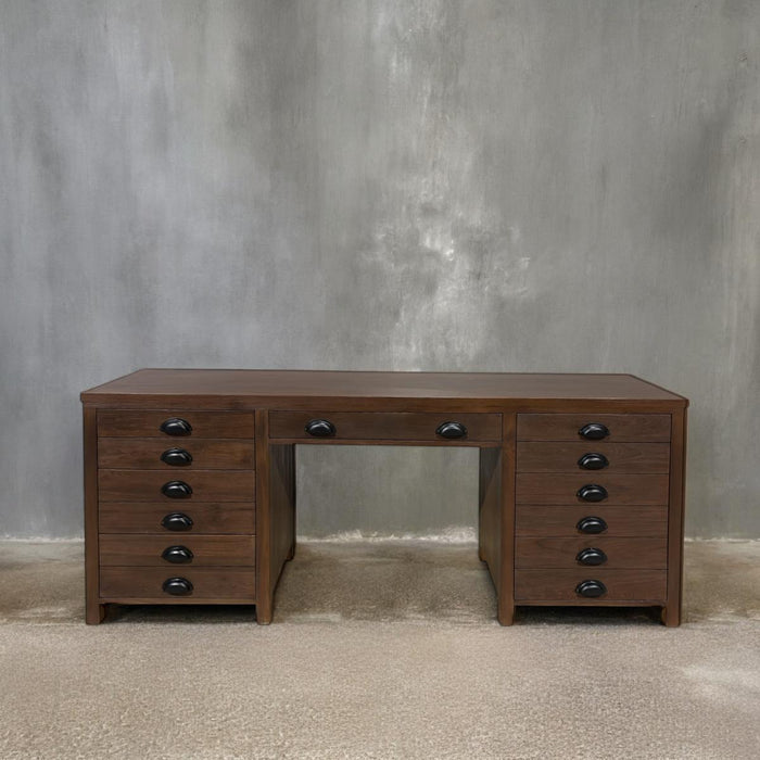 Hardwood Pedestal Desk