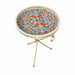Large Peranakan Floral Bone Inlay Side Table - ipse ipsa ipsum