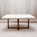 Max Dining Table - White Marble - ipse ipsa ipsum