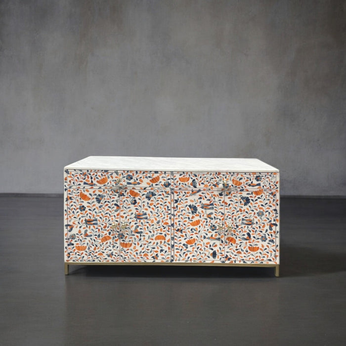 Peranakan Four Door Sideboard
