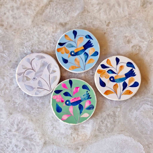 perankan bone inlay coasters - ipse ipsa ipsum