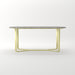 Straits Dining Table Antique Brass - ipse ipsa ipsum