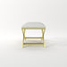 Nymeria Grey Cowhide Bench - ipse ipsa ipsum