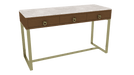 Luxe Marble Leather Noir Console - ipse ipsa ipsum