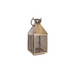 Square Club Metal Rattan Lantern - ipse ipsa ipsum