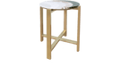 Layered Marble Side Table - ipse ipsa ipsum